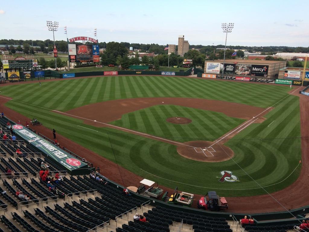 Hammons Field, home of the Springfield Cardinals, is the Texas League's 2015 Field of the Year.