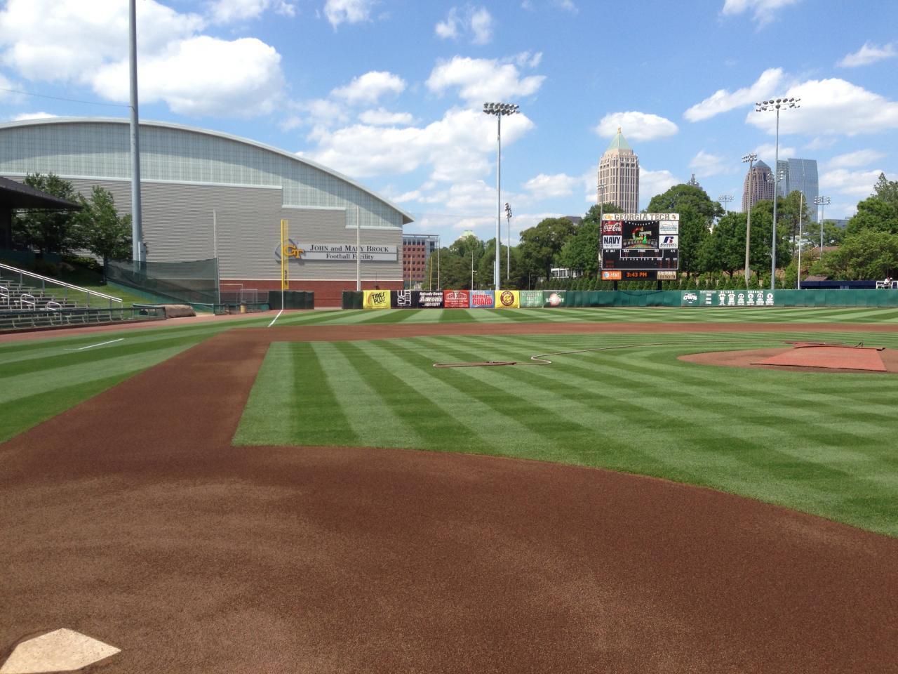 Georgia Tech chose Pro League Champion Brown to give its field a distinct look.