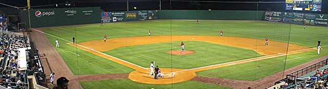 Baseball diamond.
